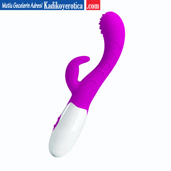 Hareketli G-Spot Başlı Rabbit Vibratör