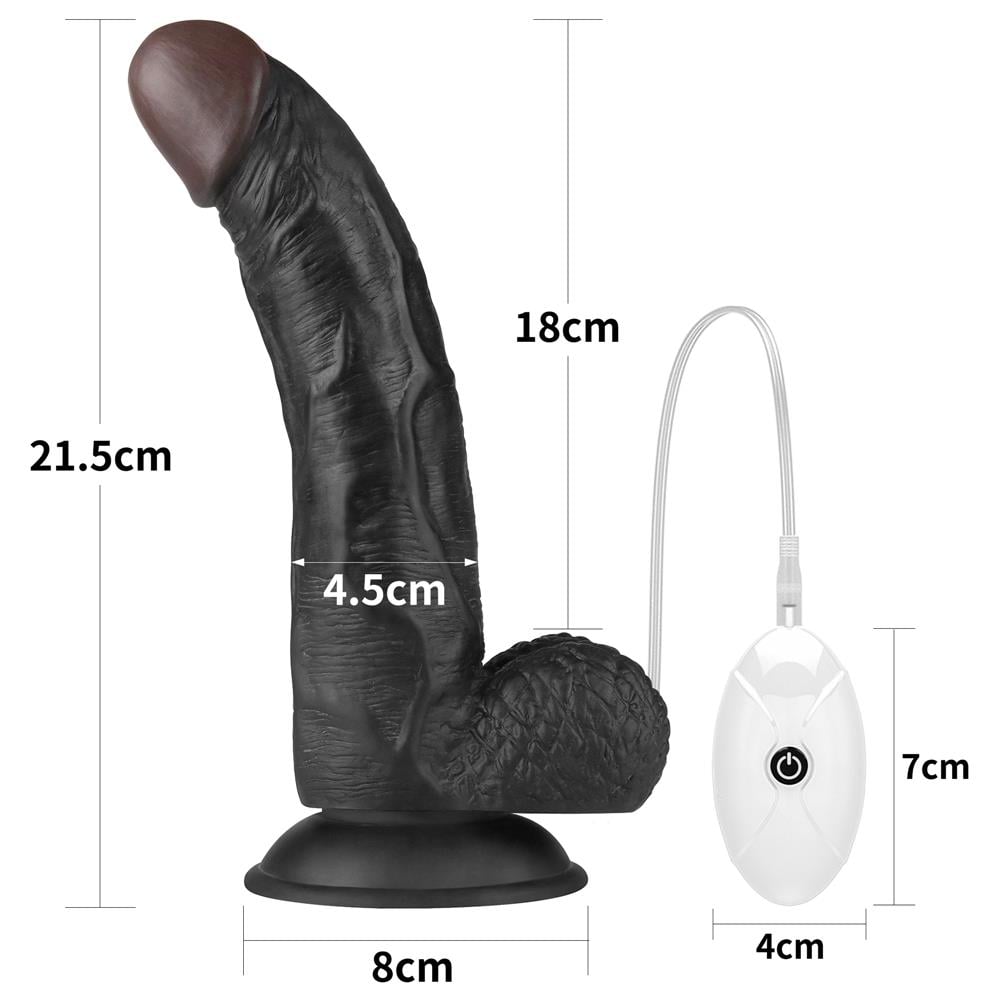belden-baglamali-siyahi-zenci-vibrator-penis