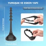 Uzaktan Kumandalı Çok Yönlü Şarjlı Penis Halkası