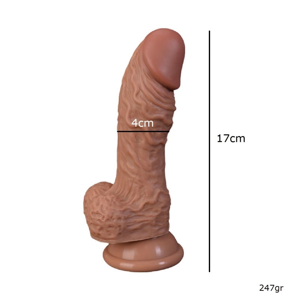realistik-17-cm-vantuzlu-melez-dildo-penis-7