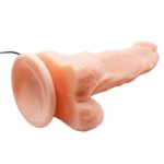 realistik-kumandali-17-cm-vantuzlu-vibrator-penis