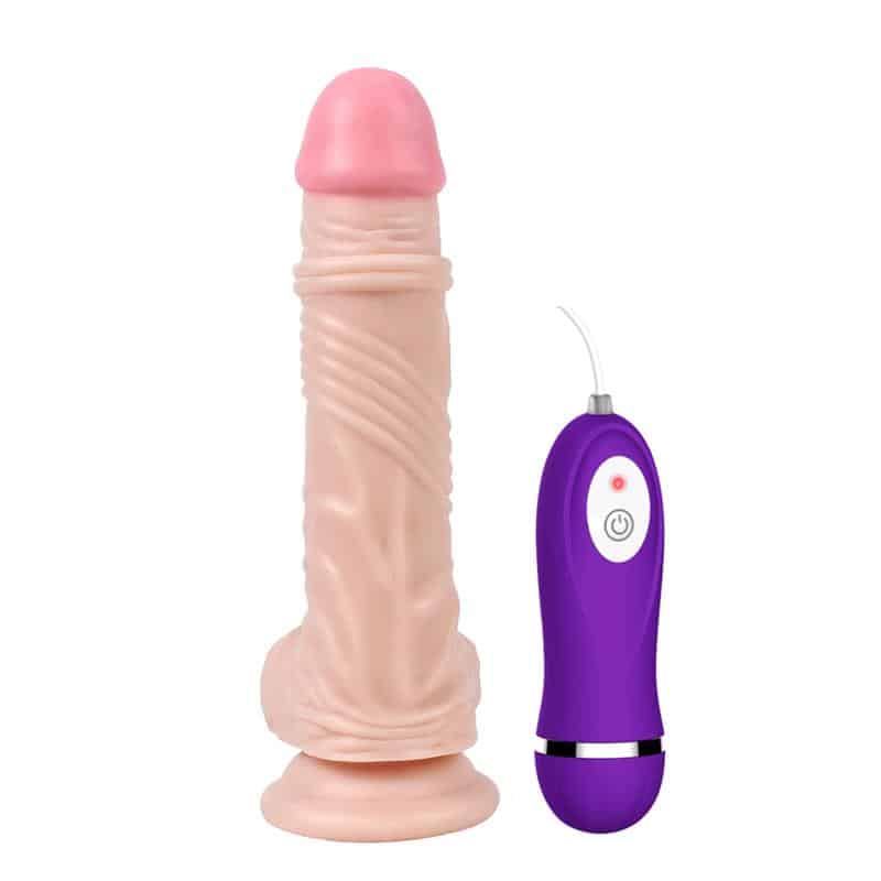 ten-rengi-kumandali-19-cm-esnek-vantuzlu-vibrator-penis-3