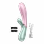 Telefon Tablet APP Uyumlu Isıtmalı Tavşan Vibratör