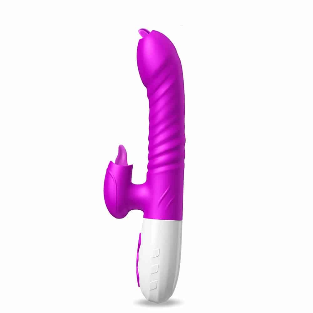 usb-sarjli-7-dil-ve-titresim-uyarim-fo-9 Isı Ayarlı Klitoris Emişli G-Spot Dilli Tavşan Vibratör