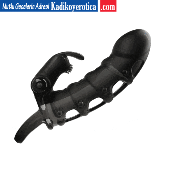 10 Titreşimli Uzatmalı Rabbit Penis Kılıfı