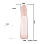 realistik-6-cm-dolgulu-uzatmali-penis-kilifi
