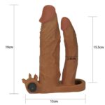 uzatmali-penis-kilifi-titresimli-melez-catal-dildo