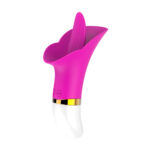 12 Dual Titreşim Fonksiyonlu Dilli Orgazm Vibratörü