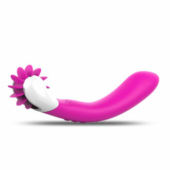 Manyetik Şarjlı Çift Yönlü G-Spot Dilli Vibratör