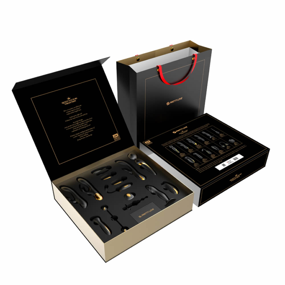 12-parcali-18k-altin-kaplamali-elit-vibrator-set 18K Ayar Altın Kaplama Lüks Vibratör Set