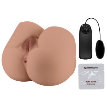 Titreşimli Çift Girişli Lifelike Doku Kadın Kalçası