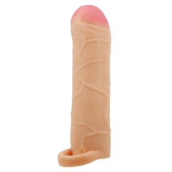 Testis Halkalı 2.5 cm Dolgulu Premium Penis Kılıfı