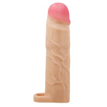 Testis Halkalı 7.6 cm Dolgulu Premium Penis Kılıfı