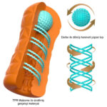 ultra-yumusak-doku-yivli-top-darbeli-masturbator-turuncu